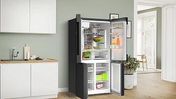 картинка Отдельностоящий холодильник Bosch KFI96AXEA графит 