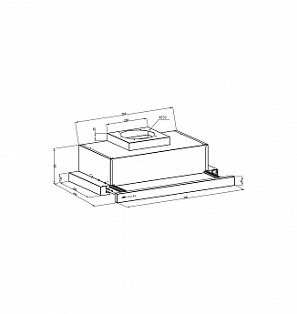 картинка Кухонная вытяжка Millen MBKHS 601 BL 
