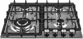 картинка Газовая варочная панель Weissgauff HGG 641 XB нержавеющая сталь 