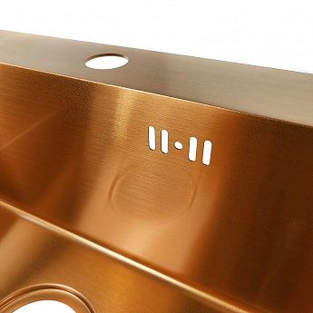 картинка Комплект Emar PVD COPPERY (мойка, смеситель, дозатор) 