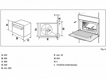 картинка Электрический духовой шкаф с функцией СВЧ Bertazzoni FMOD4053MLB1 