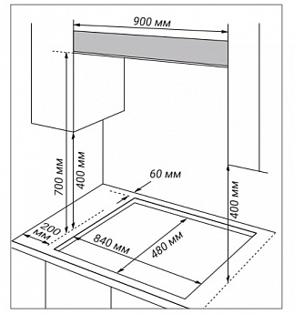 картинка Варочная панель Hiberg VM 9155 W 