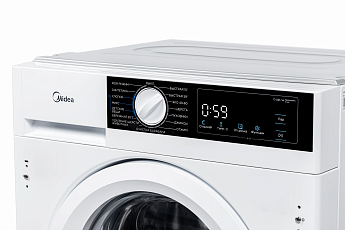 картинка Стиральная машина встраиваемая с паром Midea MFA06W80B/W 