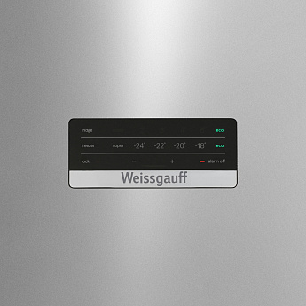 картинка Отдельностоящий холодильник Weissgauff WRK 2010 D Inverter NoFrost Inox 