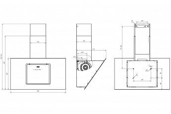 картинка Кухонная вытяжка Franke MELODY 90 WH 