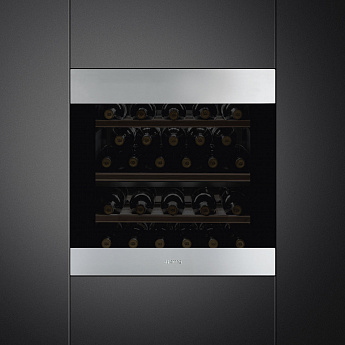 картинка Встраиваемый винный шкаф Smeg CVI329X3 