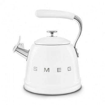 картинка Чайник со свистком Smeg CKLW2001WH 