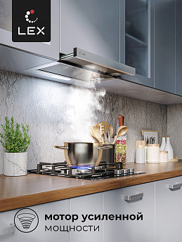 картинка Кухонная вытяжка Lex HONVER 600 INOX 