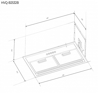 картинка Кухонная вытяжка Haier HVQ-B2532B 