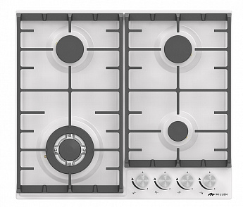 картинка |Discount| Газовая варочная панель MILLEN MGH 602 WH 