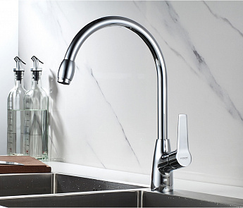 картинка Смеситель Ledeme L4069 хром 