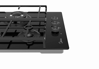 картинка Газовая варочная панель Midea MG449TGB черная 