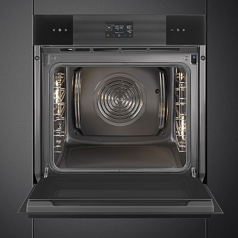 картинка Электрический духовой шкаф Smeg SOP6102S2PB3 стекло Deep Black 