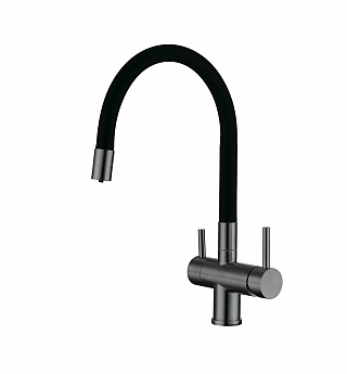 картинка Смеситель Emar ЕС - 3015 PVD Dark 
