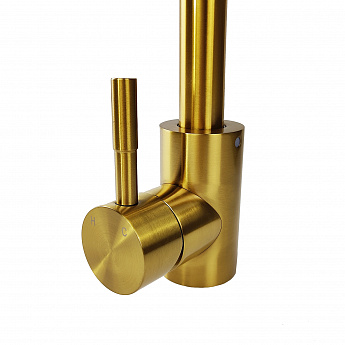 картинка Смеситель Emar ЕСВ-3020 PVD GOLDEN высокий излив 