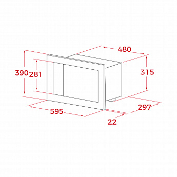 картинка Микроволновая печь Teka ML 820 BI BLACK-SS 