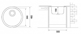 картинка Мойка Longran ULTRA ULS 460 