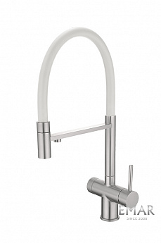 картинка Смеситель Emar ЕС - 7024WHT Satin 