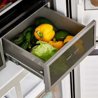 картинка Полувстраиваемый холодильник Maunfeld MFF190NFDB черный 