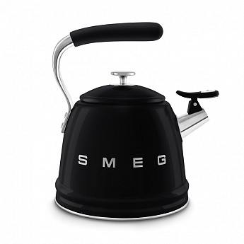 картинка Чайник со свистком Smeg CKLW2001BL 