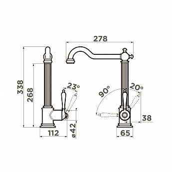 картинка Смеситель Omoikiri TOSHIMA 
