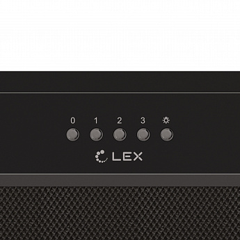 картинка Кухонная вытяжка Lex HYPER 600 LIGHT BBL черная 