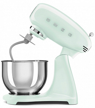картинка Миксер планетарный Smeg SMF05PGEU постельный зеленый 