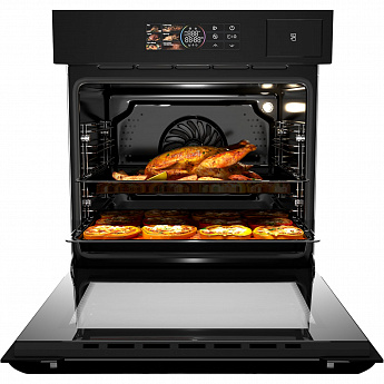 картинка Электрический духовой шкаф с функцией пароварки Hiberg S-VM 6415 B SMART 