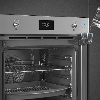 картинка Электрический духовой шкаф с функцией пара Smeg SOP6301S2X 