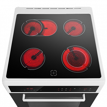 картинка Электрическая стеклокерамическая плита Maunfeld MEC611CW10TD 