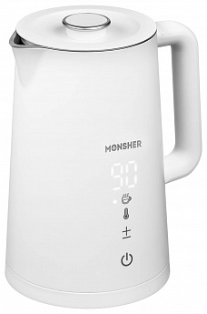 картинка Чайник Monsher MK 502 BLANC  картинка Чайник Monsher MK 502 BLANC