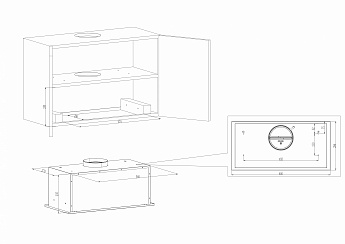 картинка Кухонная вытяжка Kuppersberg INPUSH 60 W 