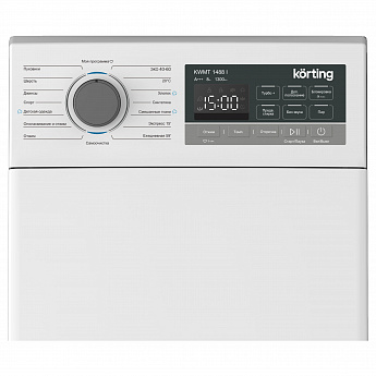 картинка Стиральная машина с паром Korting KWMT 1488 I  картинка Стиральная машина с паром Korting KWMT 1488 I
