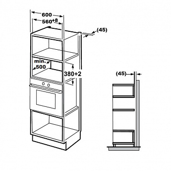 картинка Микроволновая печь De Dietrich DMG2122W Eternal White 