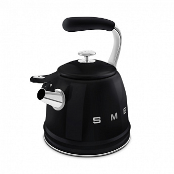 картинка Чайник со свистком Smeg CKLW2001BL 