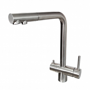 картинка Комплект мойка и смеситель Gerda 6045 S+SM.Satin 