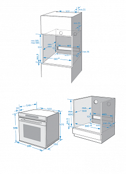 картинка Электрический духовой шкаф Weissgauff EOM 791 SDB 