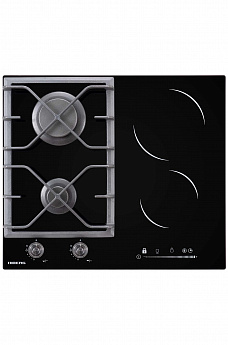 картинка Комбинированная варочная панель Hiberg VM 6021 B черный 