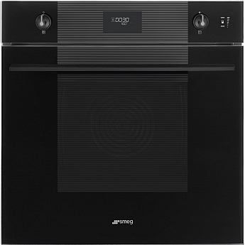 картинка Электрический духовой шкаф с функцией пара Smeg SOP6101S2B3 стекло Deep Black 