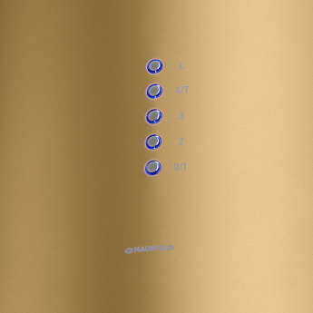 картинка Кухонная вытяжка Maunfeld LEE WALL (C) 39 GOLD Золотой 