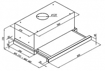 картинка Кухонная вытяжка Kuppersberg SLIMLUX IV 60 X 