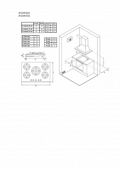 картинка Варочная панель Jacky's JH GVR6721 