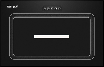 картинка Кухонная вытяжка Weissgauff Aura 456 PB Black Glass 