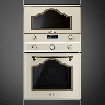 картинка Микроволновая печь Smeg MP722PO бежевый 