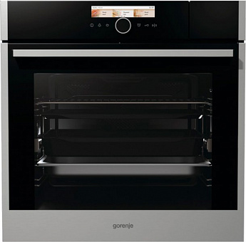 картинка Духовой шкаф с паром Gorenje BCS798S24X нержавеющая сталь 