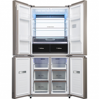картинка Отдельностоящий холодильник Hiberg RFQ-590G GT inverter 