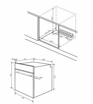 картинка Электрический духовой шкаф Kuppersberg HO 606 Black 