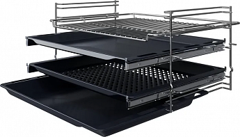 картинка Электрический духовой шкаф Bosch HBJ558YB3Q черный 