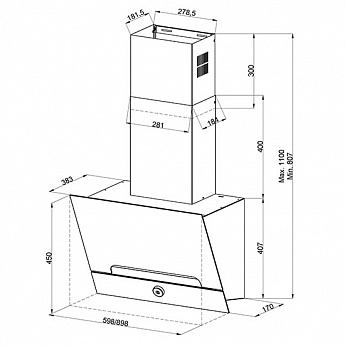 картинка Кухонная вытяжка Kuppersberg F 690 