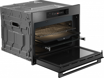 картинка Электрический духовой шкаф с функцией СВЧ Asko OCM64BSH черный 